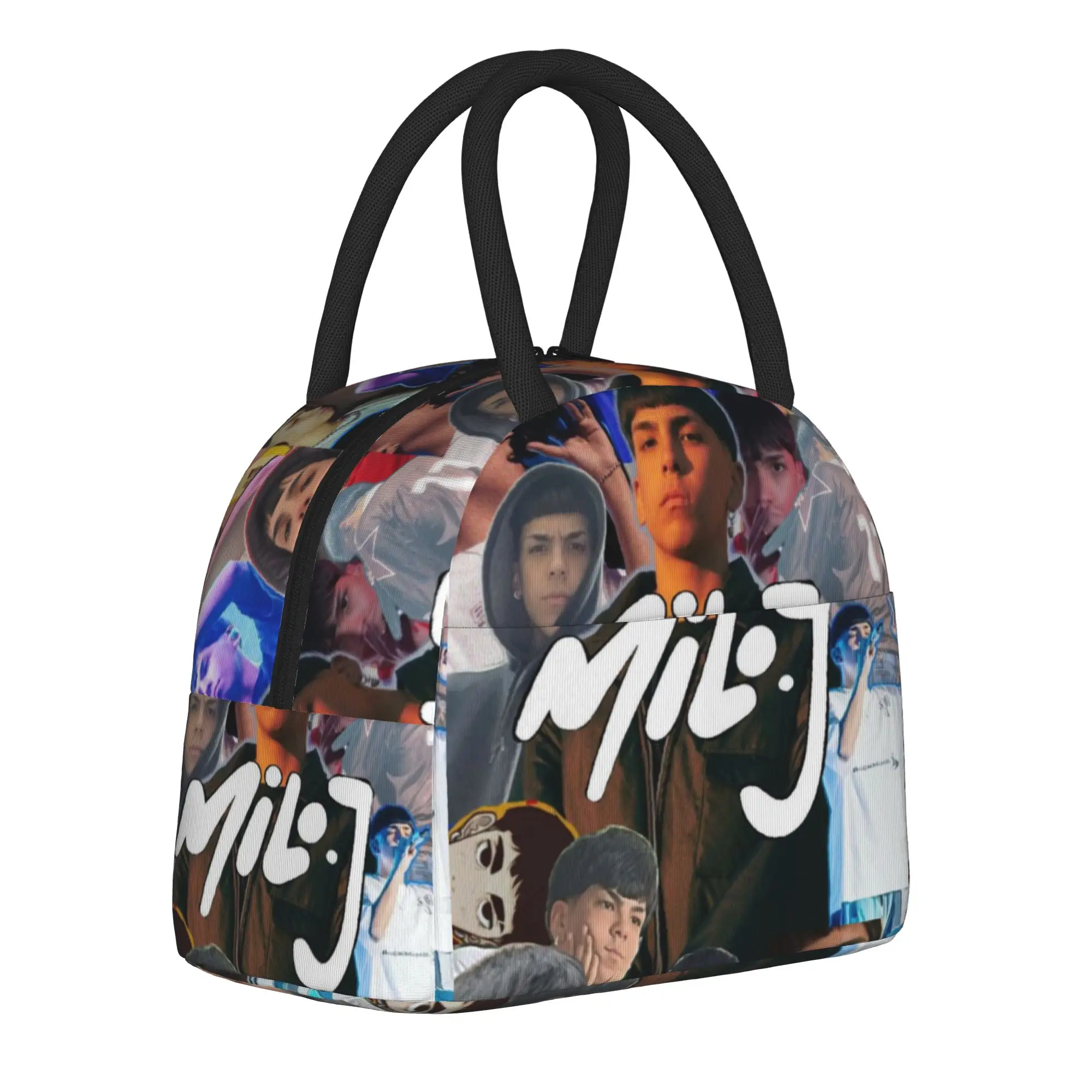 Milo J Rapper Music Album Tour Merch Insulated Lunch Bag For Travel  Food Storage Bag Portable Thermal Cooler Lunch Boxes