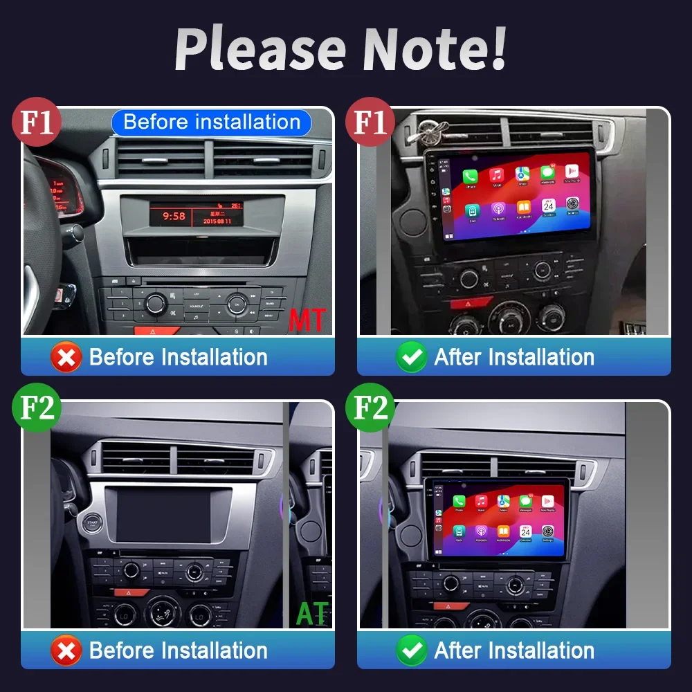 Android14 Car Radio Multimedia Navigation For Citroen DS4 DS5 DS6 DS 5LS 2014 - 2017 Unit Screen WIFI Wireless Carplay Stereo