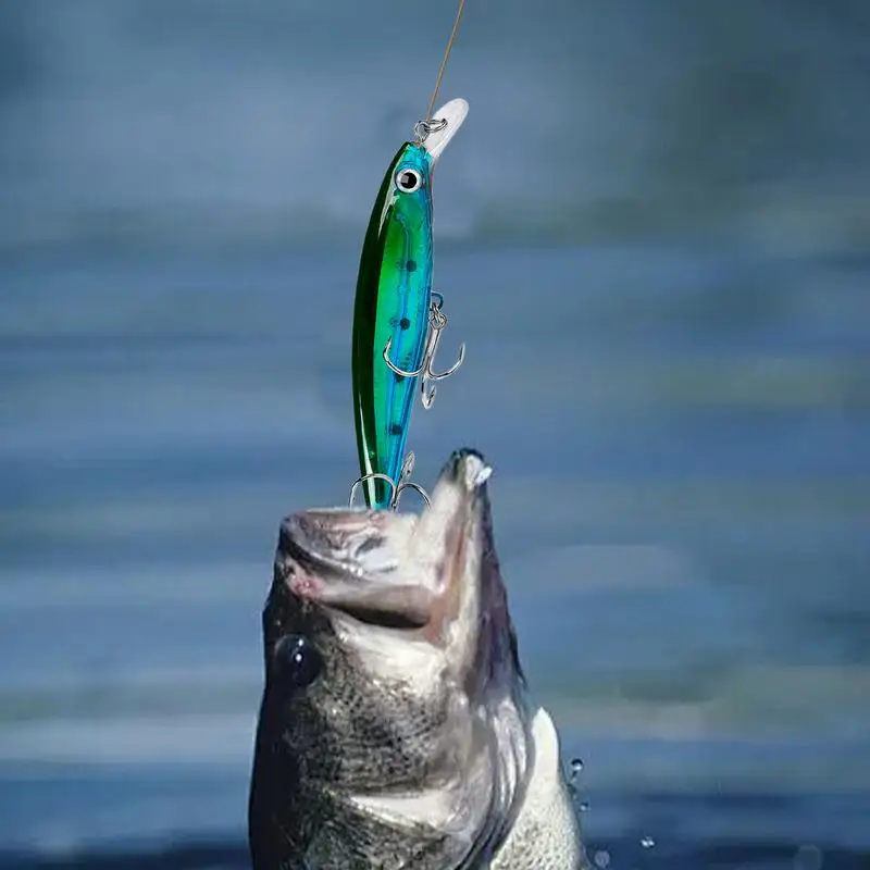 

Fishing Lures Bass 10PCS Swimbait Kit Realistic Freshwater Saltwater Bass Lures Swimbaits With Sharp Hook Bass Fishing Gear