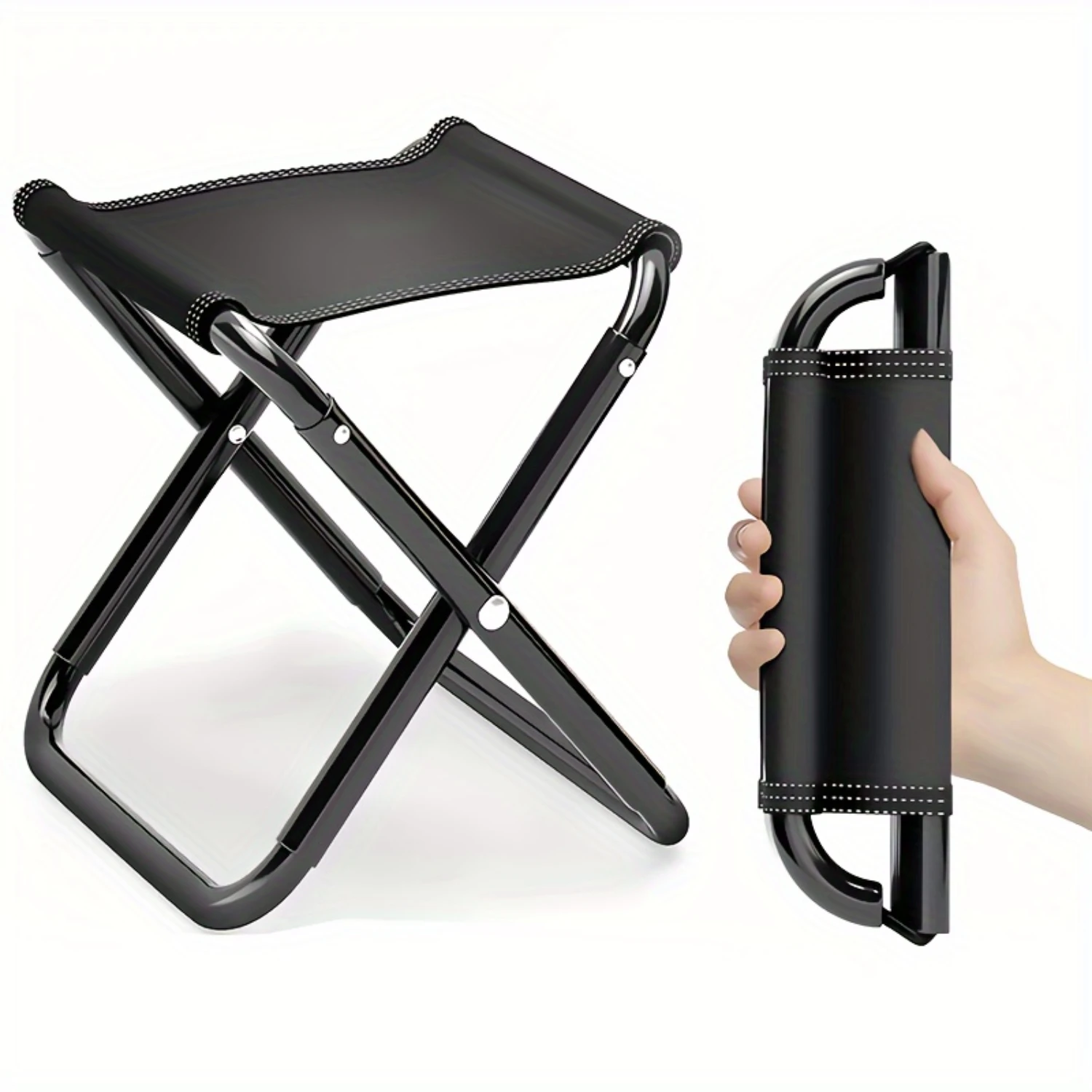 Thickened folding small stool  living room small bench adult outdoor fishing maza portable practical folding stool