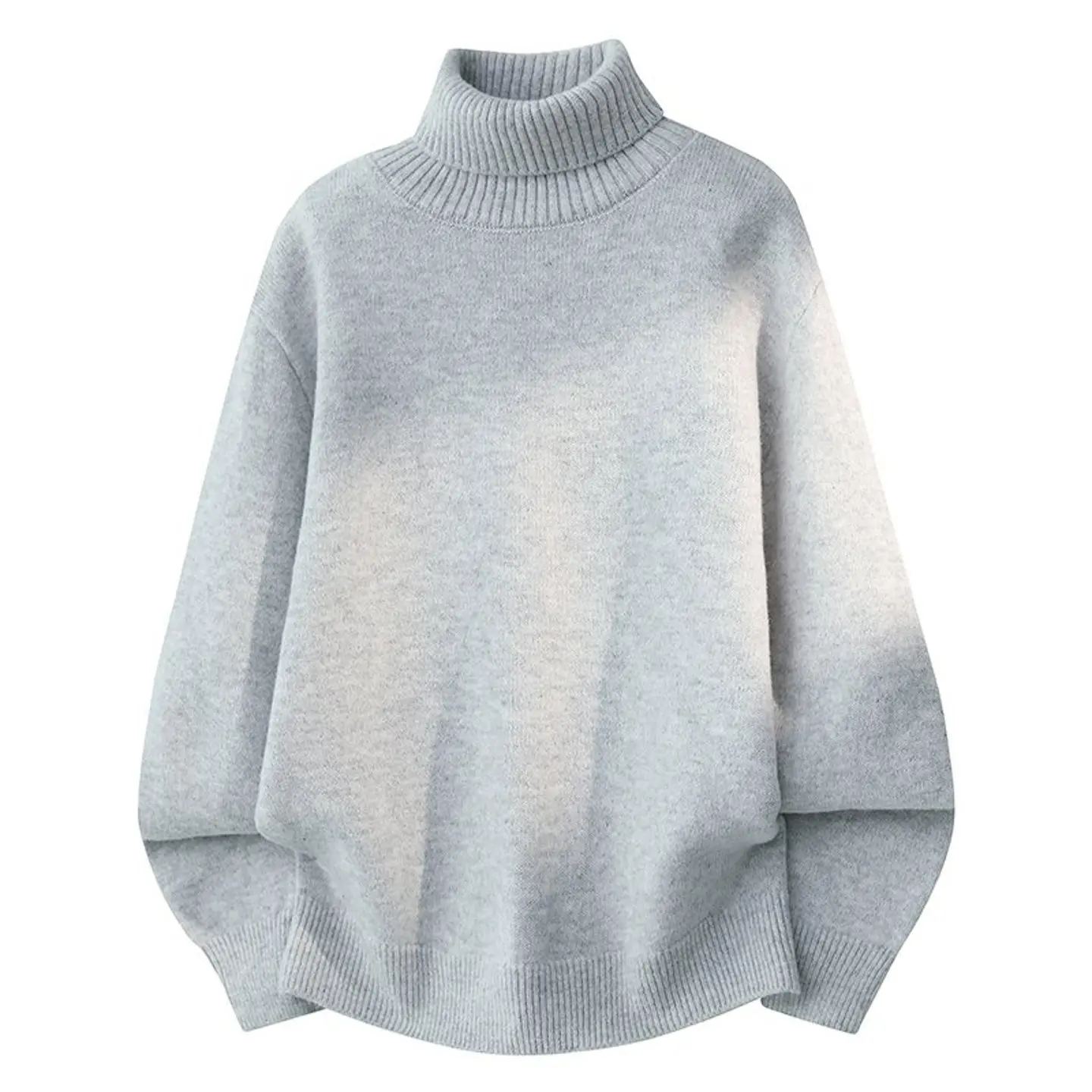 

Turtleneck Sweater Man Autumn Winter New All Match High Collar Loose Mens Casual Sweaters Long Sleeve Comfortable Knit Pullovers