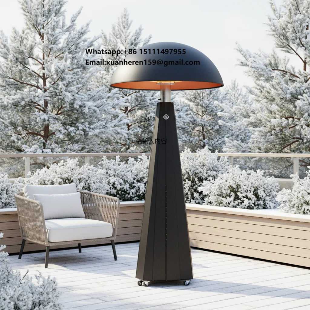 

Portable Factory Hot Sales 1000KW Flame Portable PE Outdoor Gas Heater Mobile Room LPG Gas Floor Lamp