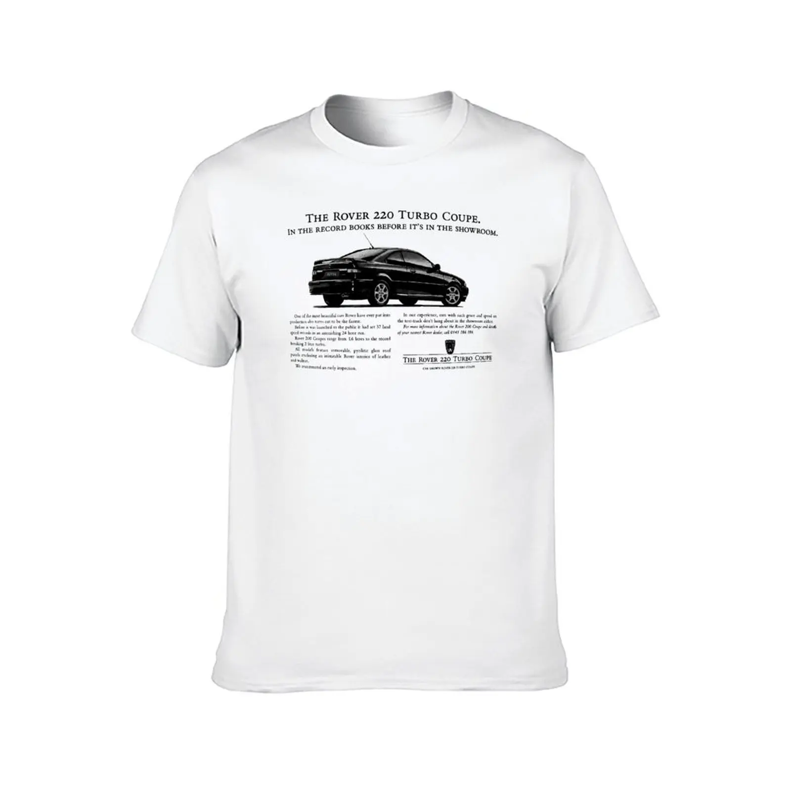 ROVER 220 TURBO COUPE T-Shirt man t shirt summer t shirt man designer T-Shirt