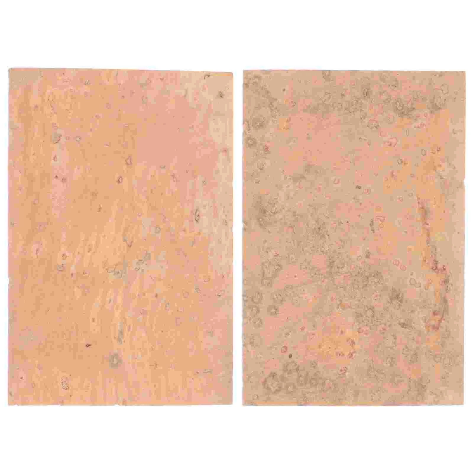 

2 Pcs Saxophone Wood Piece Bevel Cork Clarinet Mats Joint Corks Grease Instrument Parts Accessories Replacement Neck