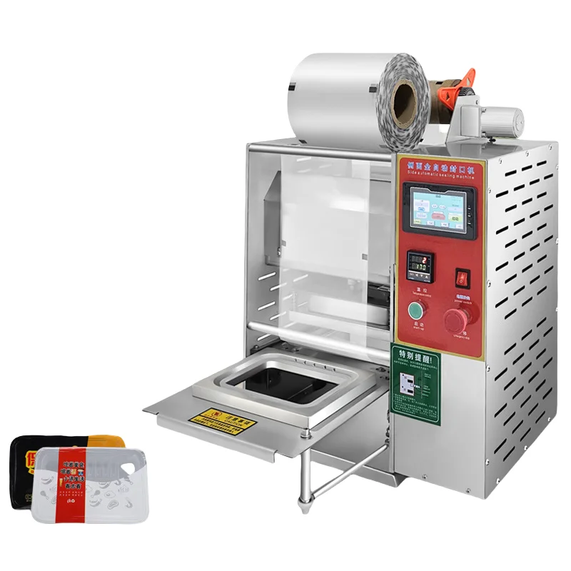 

Full Automatic Box Sealing Machine Fresh Cooked Frozen Product Packing Film Sealer for Preservation