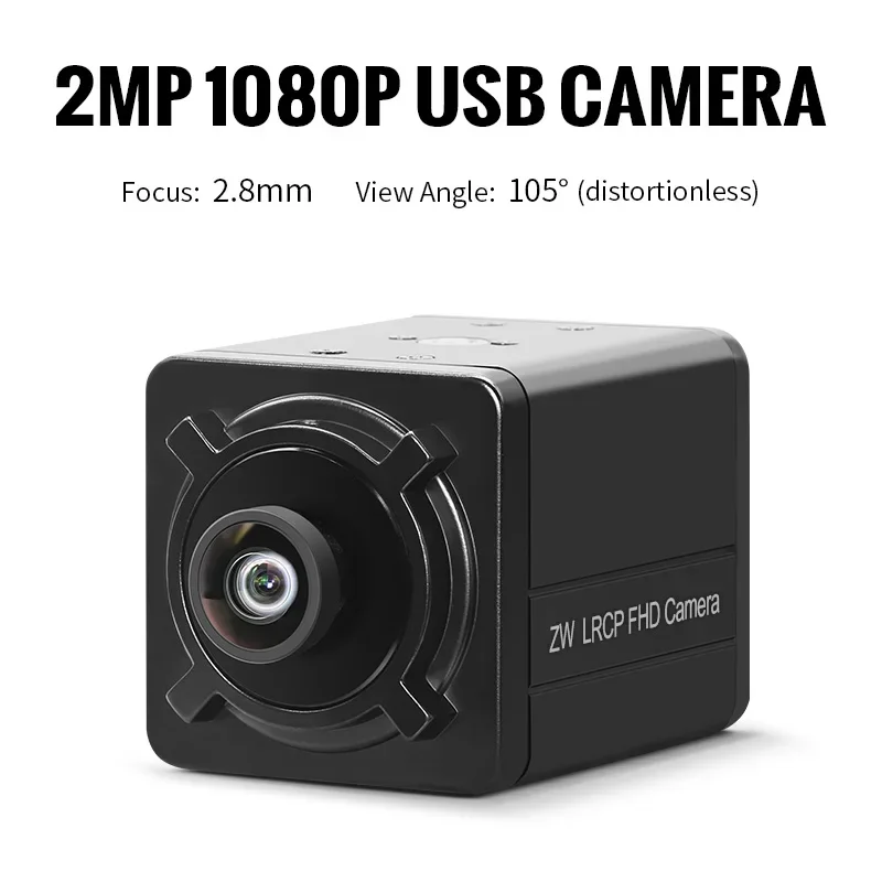 

New 5600 2MP USB Camera Module PS5268 2.8mm Starlight Level 0.003LUX Backlighting 1080P HD 105degree Distortionless Clear Images