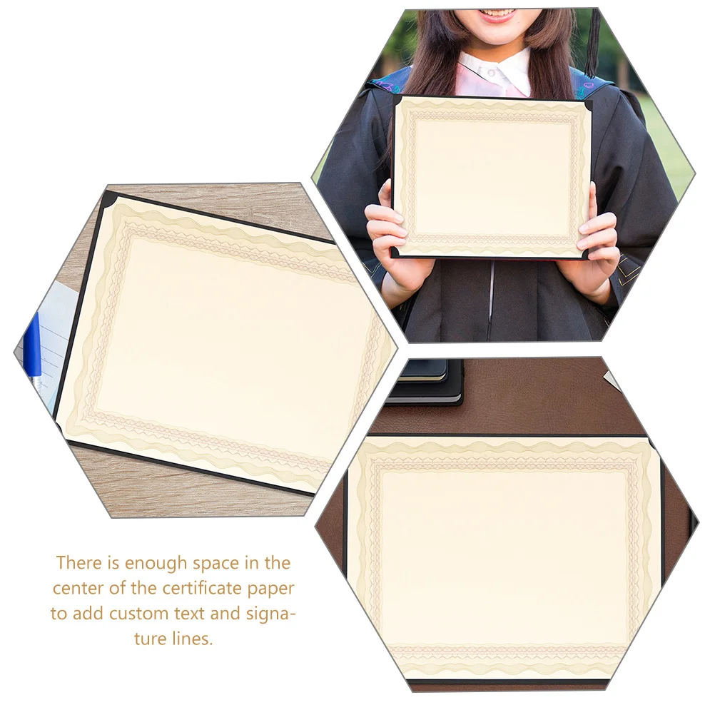 

10 шт. пустая бумага для сертификатов формата А4, сертификаты для академических наградов для печати, для начальной школы распознавания сотрудников