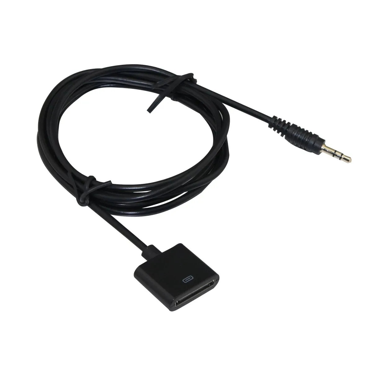 Aux Cable 30‑Pin Female to 3.5mm Male Adapter for iPod, Fly Audio Car Navigation, Bose SoundDock 2/10–3.5mm Audio for MP3 Phone