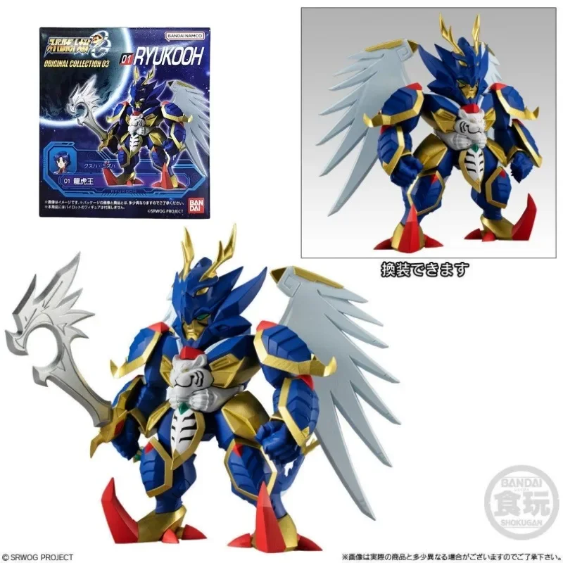 Bandai in Stock Original Shokugan -Super Robot Wars OG- ORIGINAL COLLECTION 03 Anime Action Figures Toys Collectible Model Gifts