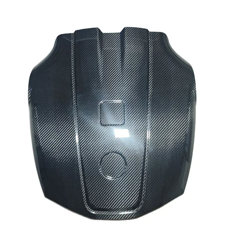 

3K Twill Carbon Weave in Glossy Finish Dry Carbon Fiber Engine Cover For Mercedes BENZ AMG GT GTC GTR