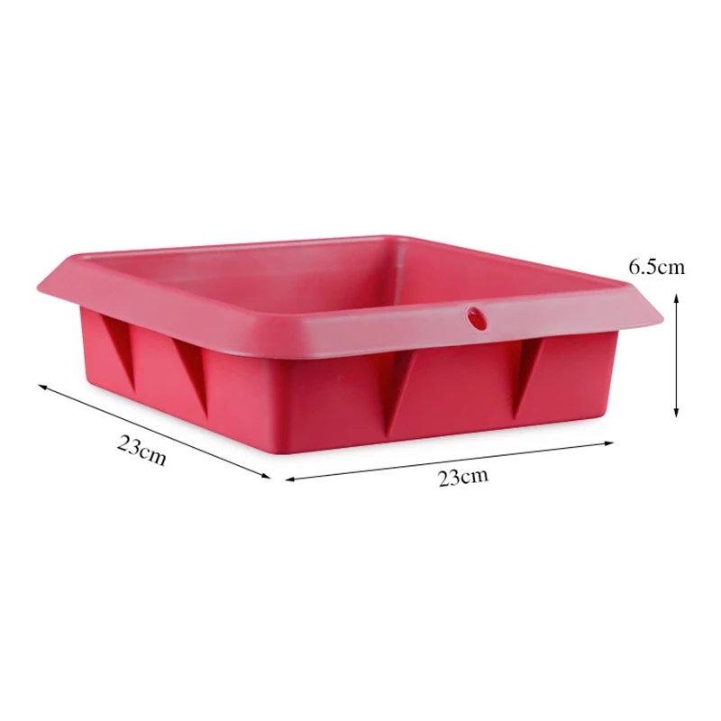 1pcs Square Silicone Cake Mold For Baking Mousse Dessert Cake Form Mold Bakeware Pan