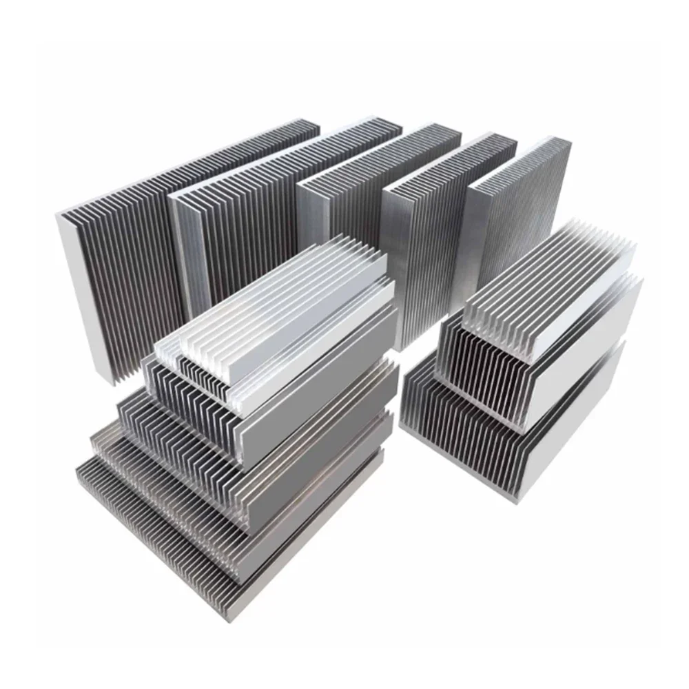 1pcs Aluminum Profile Cooling Cooler Motherboard Electronic Chip Wait Heat Dissipation No Adhesive Heat Sink Width 20-160mm