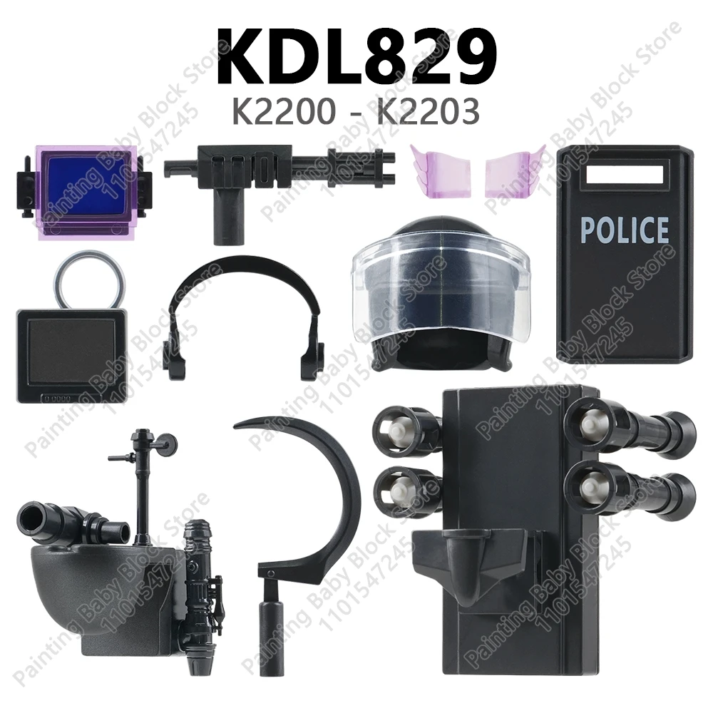 KDL829 K2200 K2201 K2202 K2203 Compatible with Action Figures Parts Bricks Koruit Building Blocks  Accessories Toys For Children