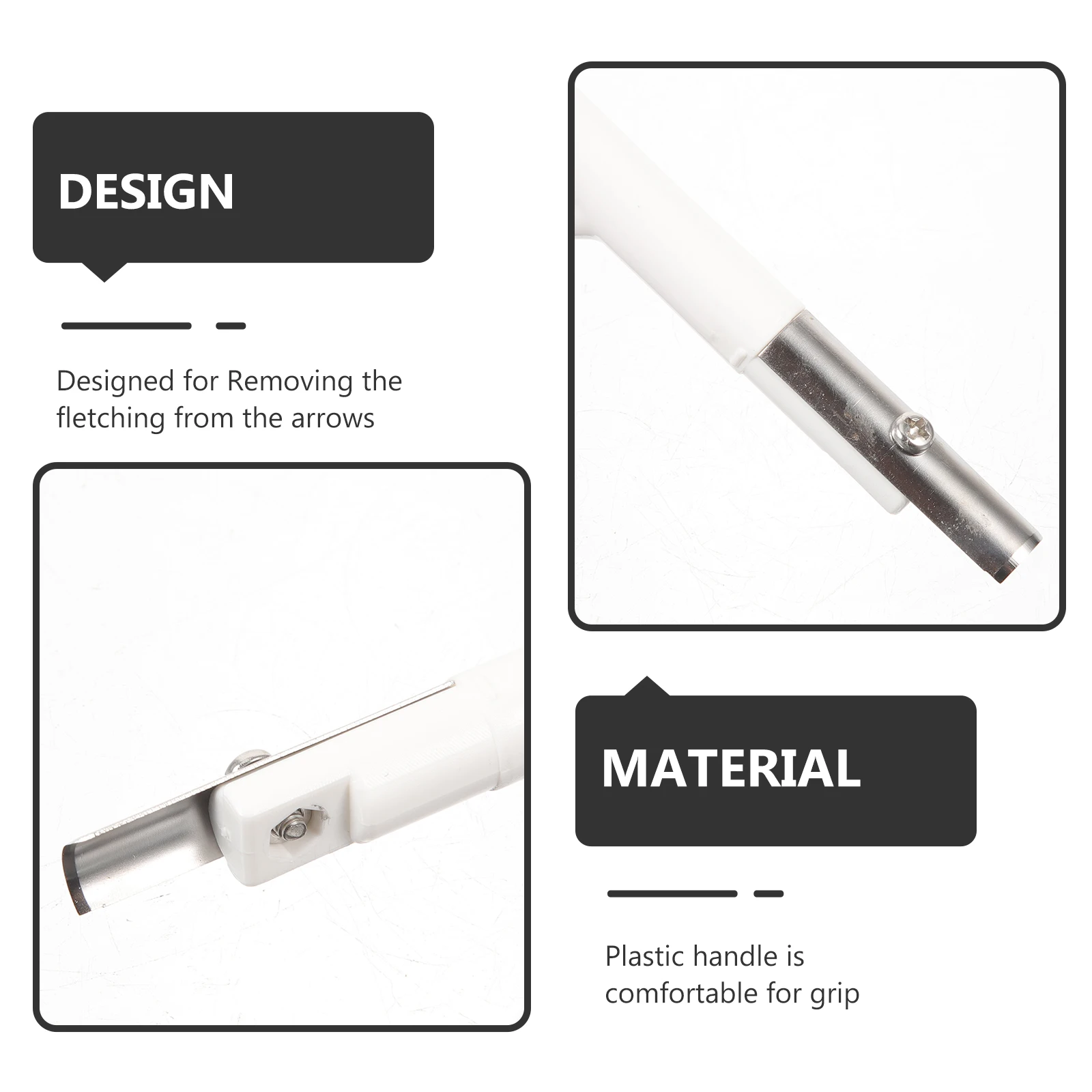 

s Arrow Fletch Remover Manual Tool for Compound Bows Scraper Archery Accessories Arrow Repair Tool Fishing