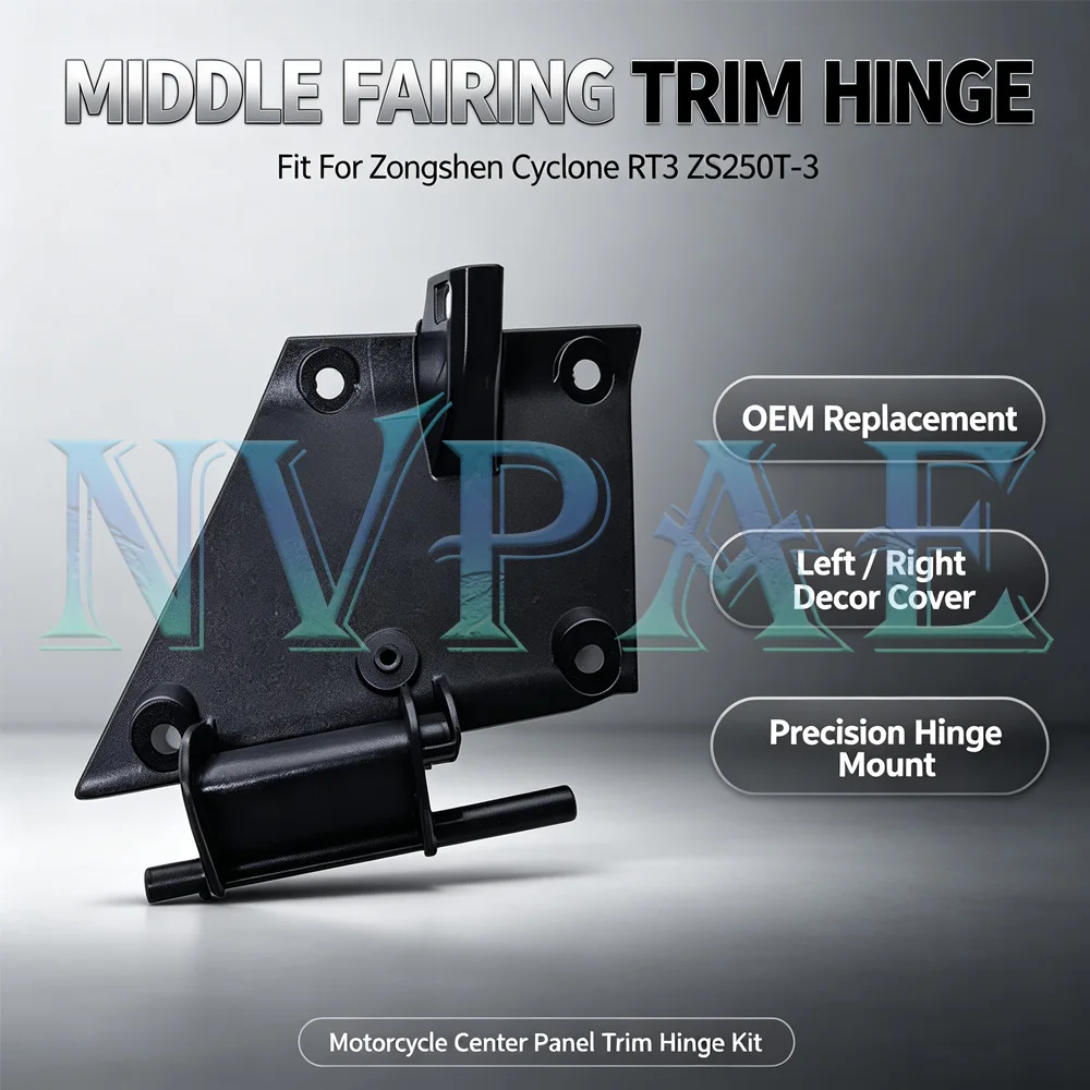 For Daelim XQ 125 / XQ1 125 / XQ2 250 Middle Fairing Trim Hinge Decor Cover Precision Hinge Mount Center Panel Trim Hinge