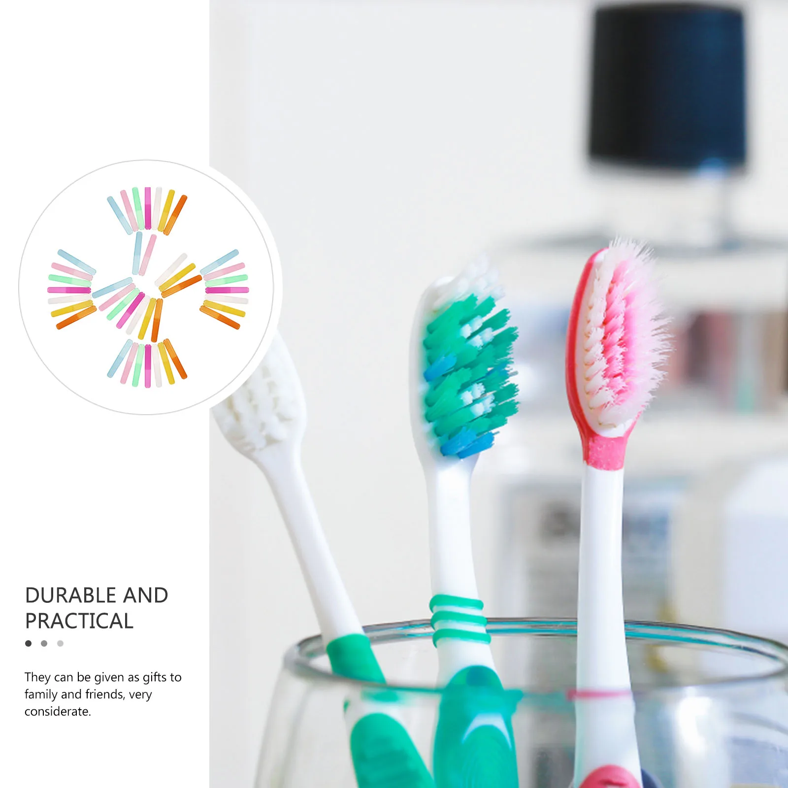 

40pcs Holder Set Travel Toothpaste Box Portable Container ABS Toothbrush Storage Box Material Storage Case Gifts