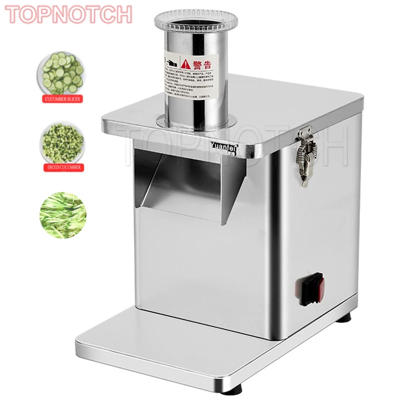 Electric Multifunctional Slicer Shred Fully Automatic Vegetables Dicing Machine Commercial Carrot Potato Onion Granular Cutter