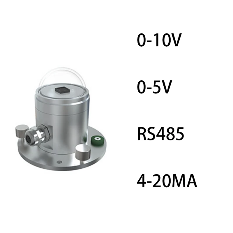 Total Solar Radiation Sensor 4-20MA Output Radiation Transmitter Monitors Meteorological Outdoor Irradiance Durable Easy To Use