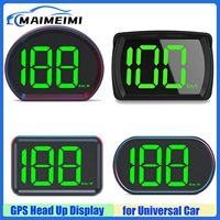 GPS HUD Speedometer KMH Meter X1 X2 X3 HUD Y03 Big Font Digital Green LED Display Car Head Up Display USB Plug for allCar Custom