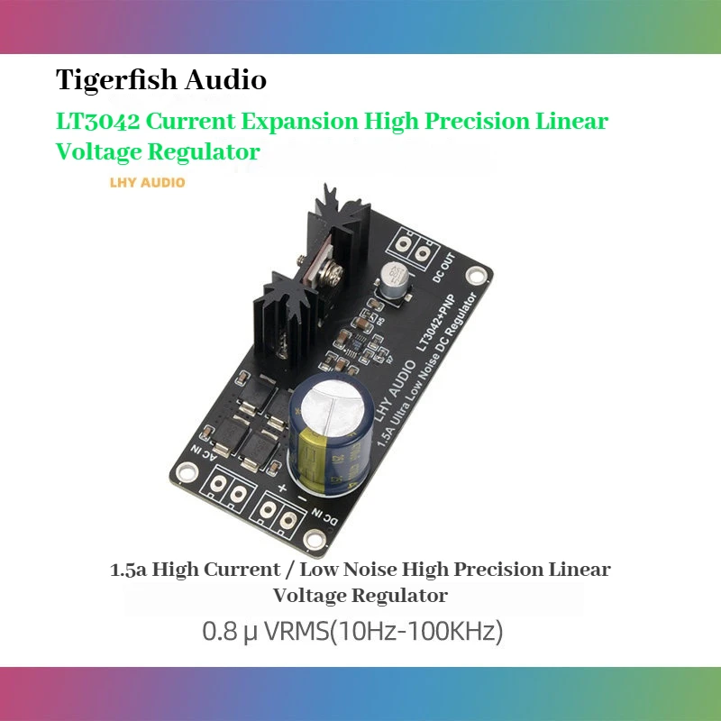 Nvarcher LT3042 Regulated Low Noise High Precision Linear Positive Voltage DC Power Supply Upgrade DAC