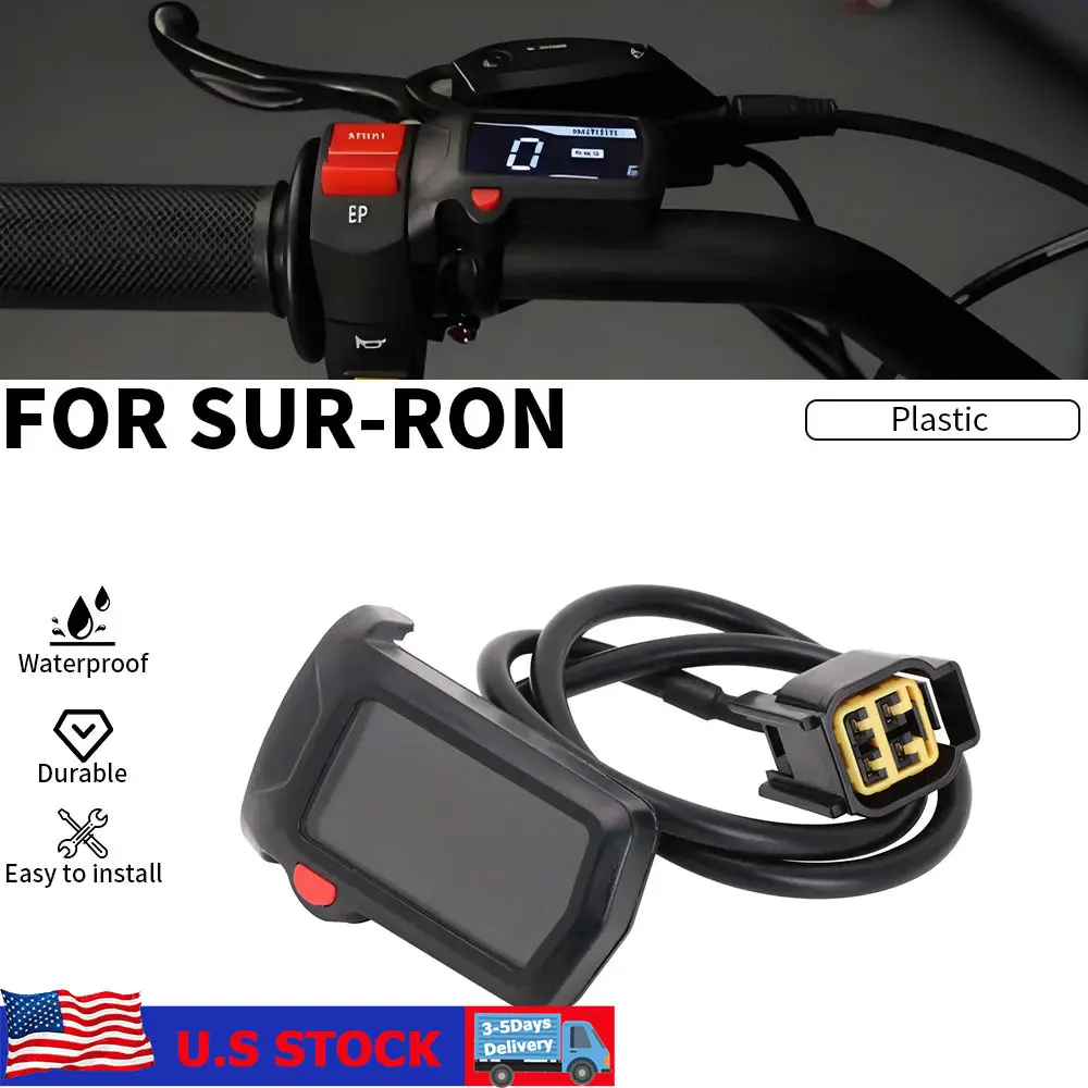 For Sur-Ron Light Bee Hour Meter Speedometer Motorcycle Accessories Electric Dirt Bike E-bikes Parts Cross-country Bike Parts