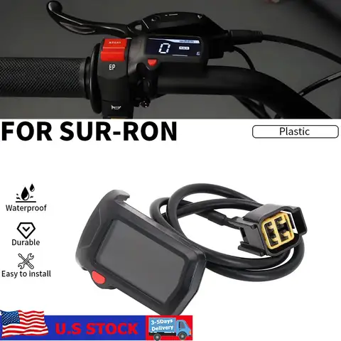 For Sur-Ron Light Bee Hour Meter Speedometer Motorcycle Accessories Electric Dirt Bike E-bikes Parts Cross-country Bike Parts
