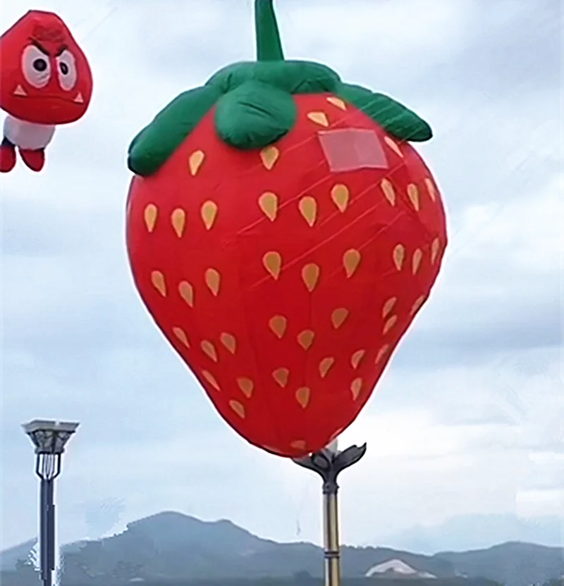 Free shipping strawberry kite wind pointer kites for adults outdoor toys Kite flying inflatable toys cometas de viento papalote