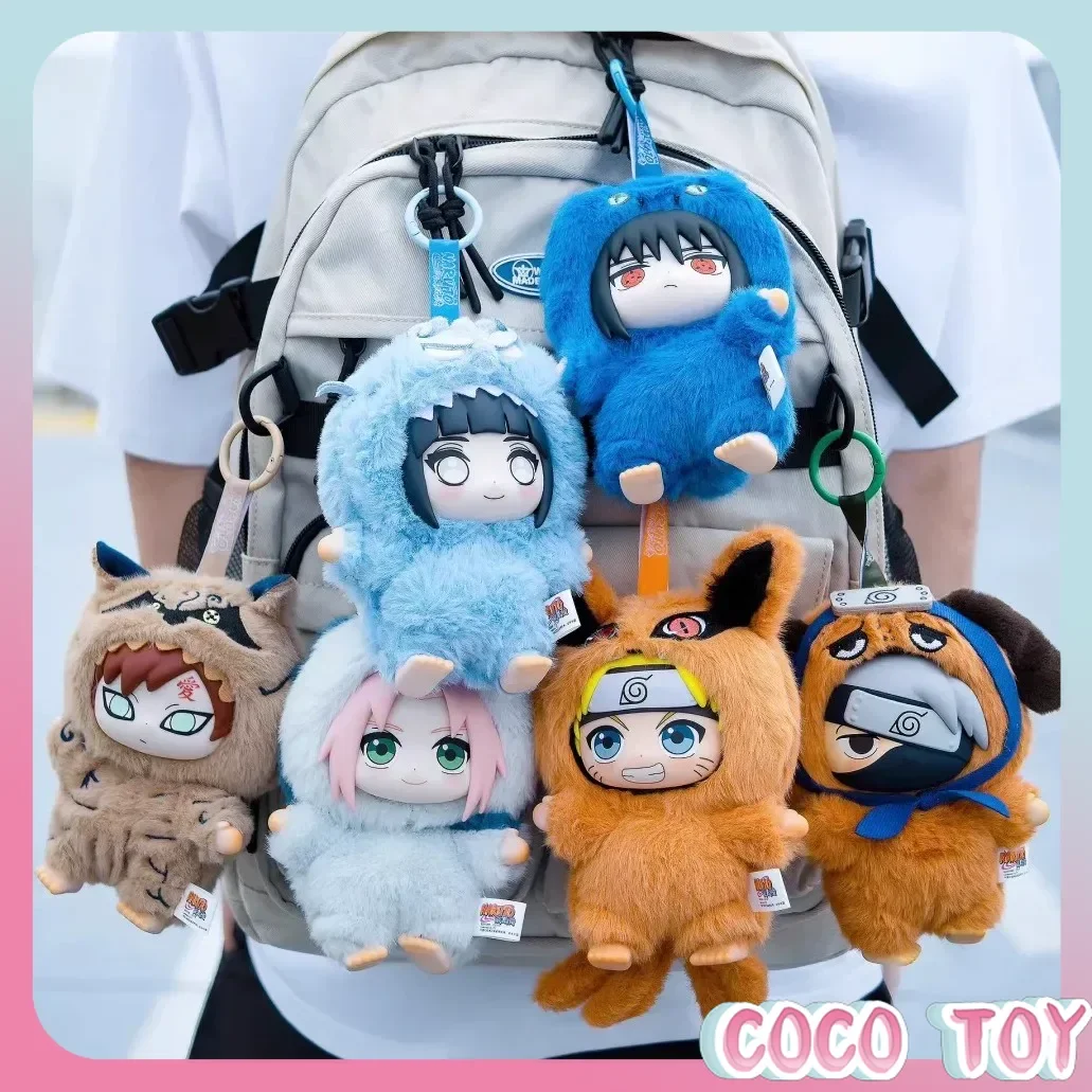 

Authentic TOPTOY Naruto Shippuden "Beasts Party" Cute Plush Sitting Dolls Blind Box Set – Naruto Sasuke Kakashi Anime Figure Toy