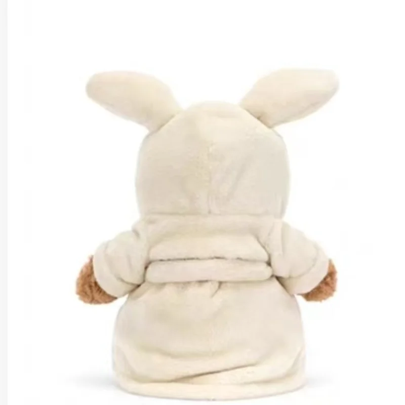 Jellycat New Bartholomew Bear Series Плюшевые игрушки Баклажаны Медведь Любовь Медведь Милая плюшевая игрушка Детская комфортная кукла Подарок на день рождения