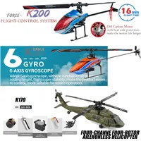 WLtoys RC Helicopters K170 K200 K127 2.4Ghz 4CH 6-Aixs Gyroscope Fixed Height Single Blade Propellor Gyro Mini RC Toys Kids Gift