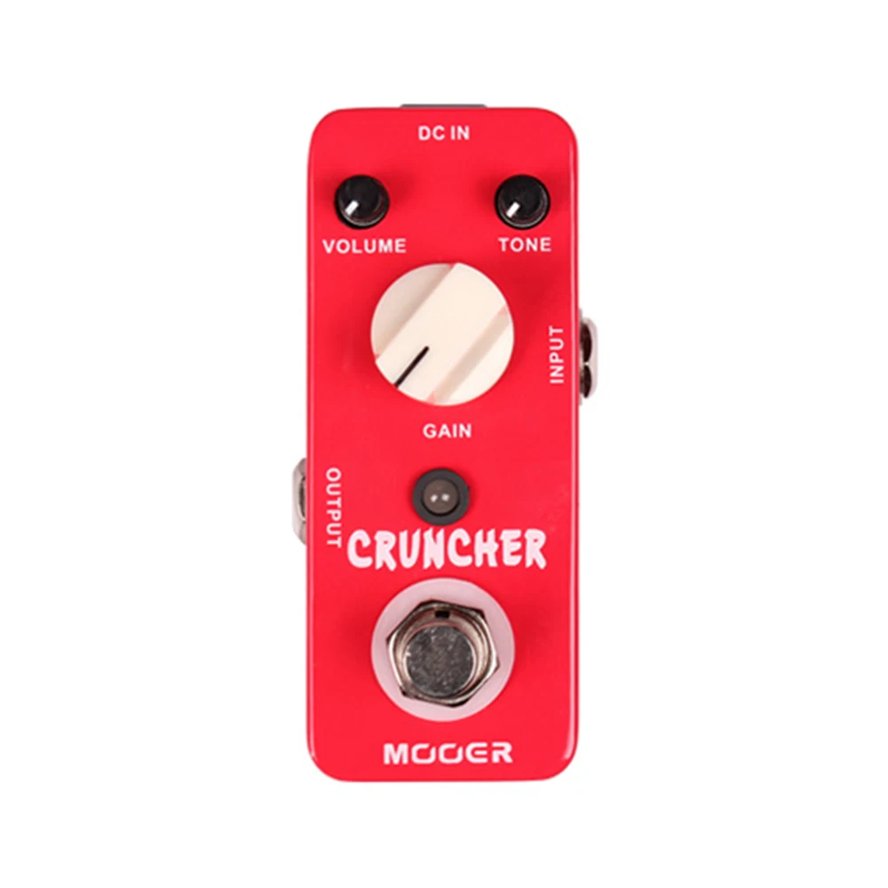 

MOOER CRUNCHER High Gain Distortion Guitar Effect Pedal True Bypass Full Metal Shell Electric Guitar Bass Parts & Acccessories