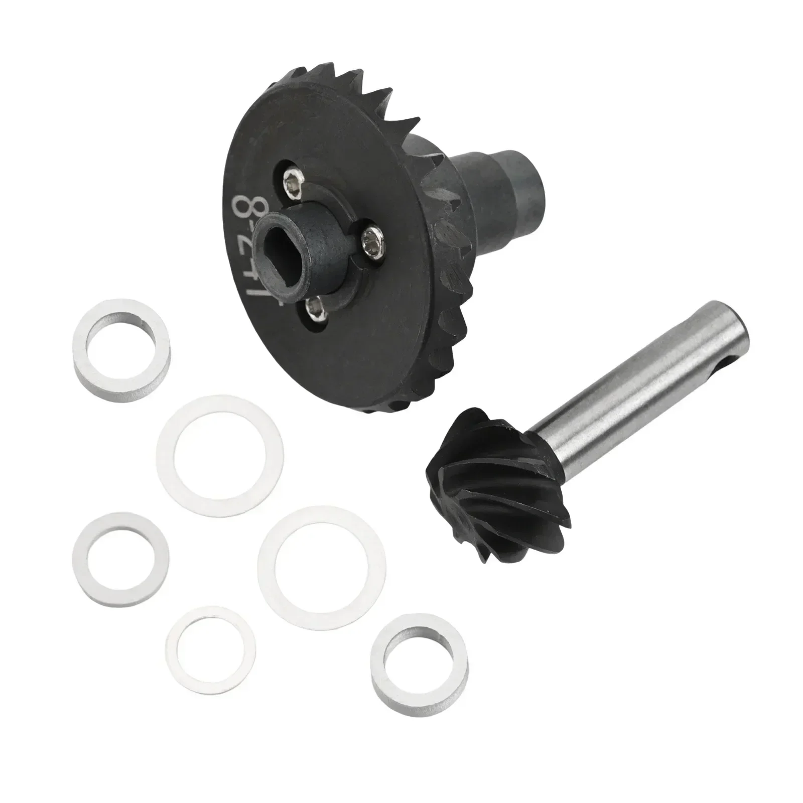 

1pc Steel Spiral Bevel Gear Front And Rear Bridge Gears RC Heavy Duty Overdrive Bevel Gear 24/27/30/33T For SCX10 II For AR44/45