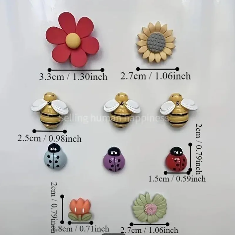 20pcs Adorable Little Bee Refrigerator Magnets Durable & Strong Hold Office Kitchen Magnet Versatile Home Decor Mothers Day Gift