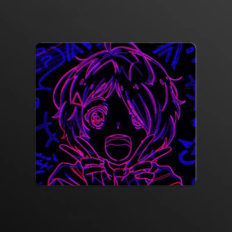 لوحة ماوس زجاجية رائعة، لوحة مفاتيح ناعمة مقسى، ملحقات لوحة ماوس ألعاب مطورة، نمط قابل للتخصيص، ديكور حصيرة مكتبية