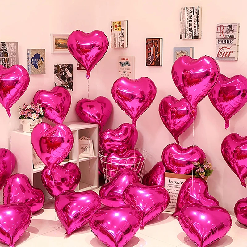 18 بوصة 1/5/10 قطعة الزفاف الديكور الحب القلب احباط بالونات عطلة زوجين رومانسية اقتراح حفلة عيد ميلاد حلية بالون #3