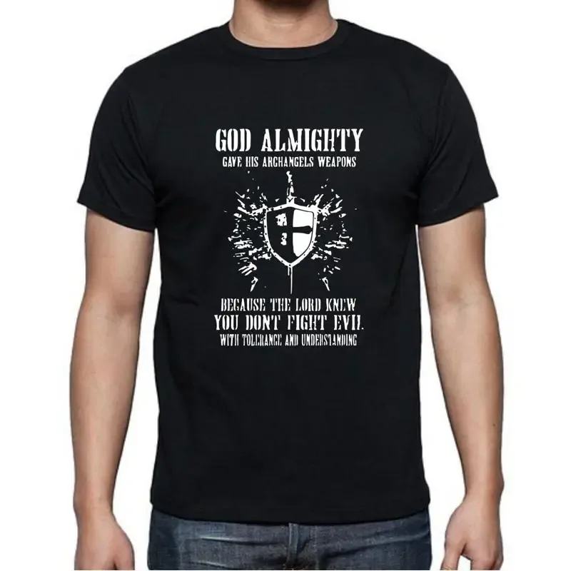 God Almighty Archangels Weapons No Words T Shirt all sizes and colors