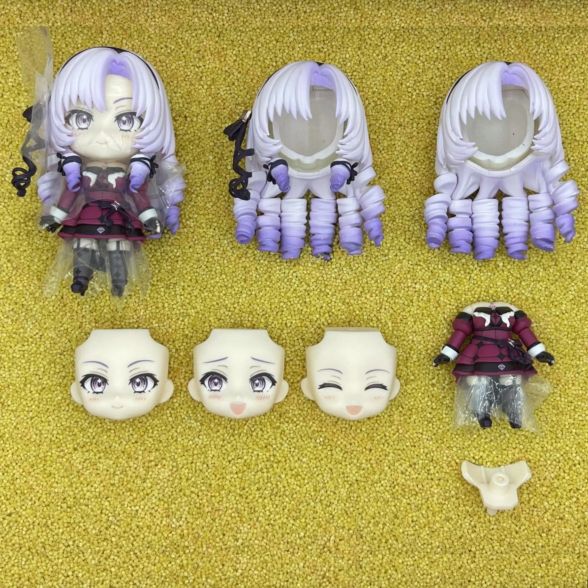 

shalemei GSC Clay Man Face doll face hair doll accessories