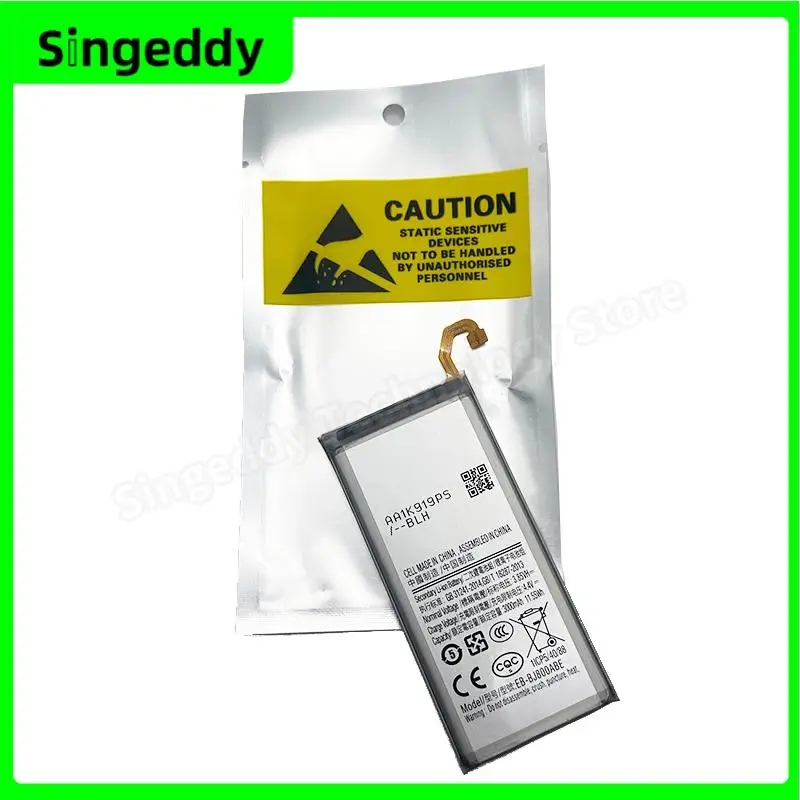 EB-BJ800ABE Battery, Mobile Phone Build-in Batteries For J8 2018, J6, J600F, A6 2018, A600, Replacement Repair Parts, 3000mAh