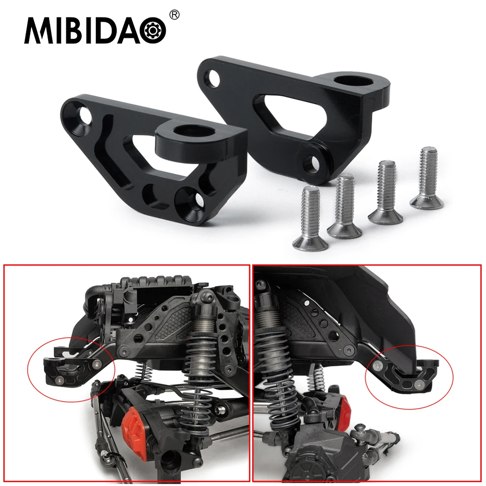 MIBIDAO Metal Car Shell Body Fixed Mount for Axial SCX10 III JEEP Wrangler Gladiator Base camp Early Bronco 1/10 RC Crawler Car