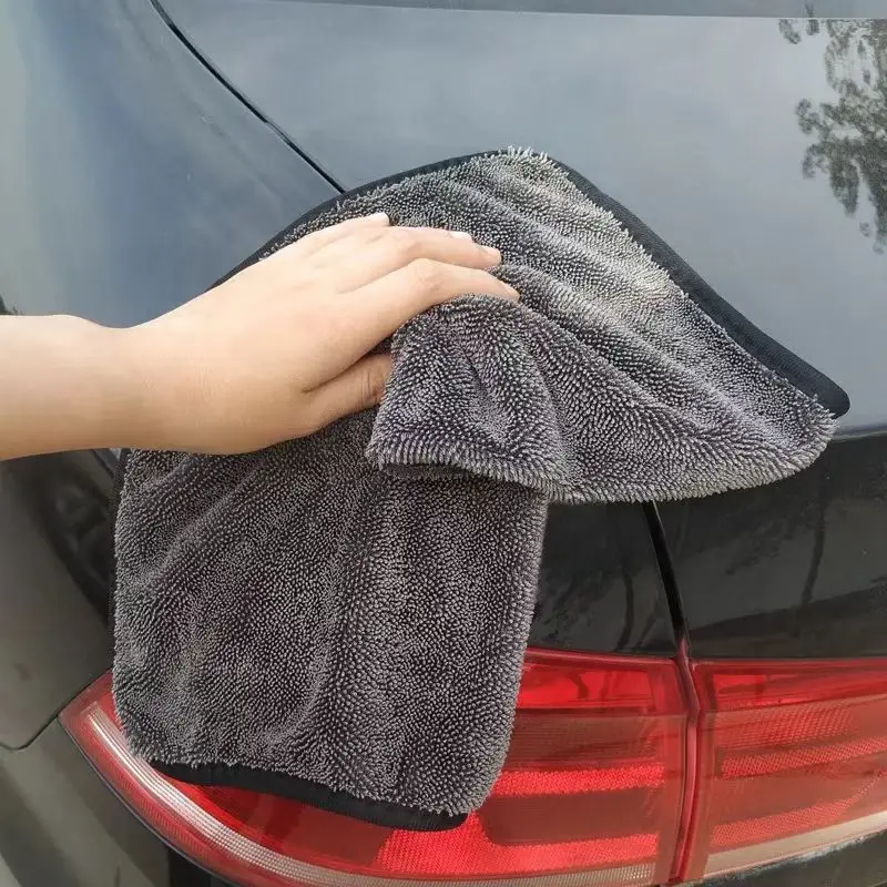 Car Wash Towel 1200GSM Double Sided Towel Car Detailing Twisted Braid Cloth Super Absorbent Rag for Car Home Washing Accessories