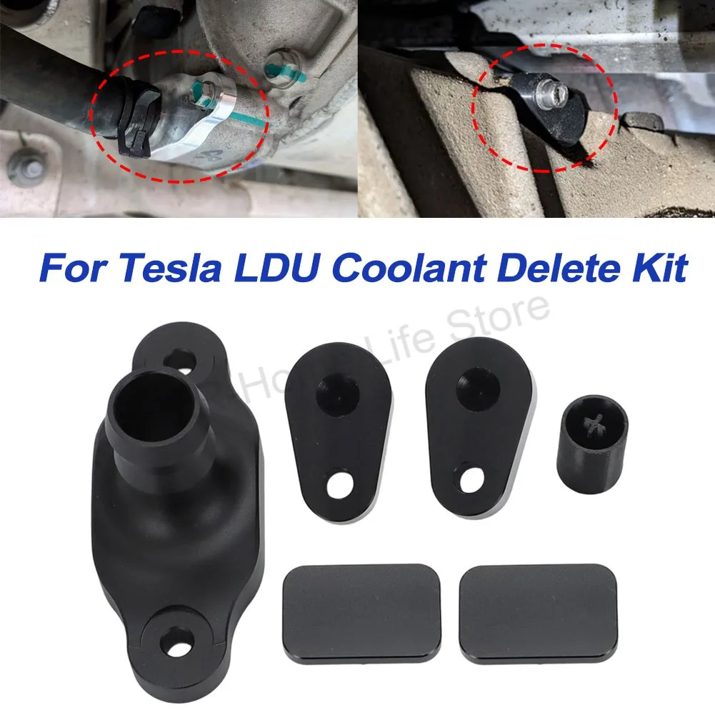 Nieuw Voor Tesla Model S vóór 2019 LDU Koelvloeistof Verwijderen Kit Lek Fix Interieur Zwart Vervanging Accessoires Aluminium & PLA - afbeelding 2