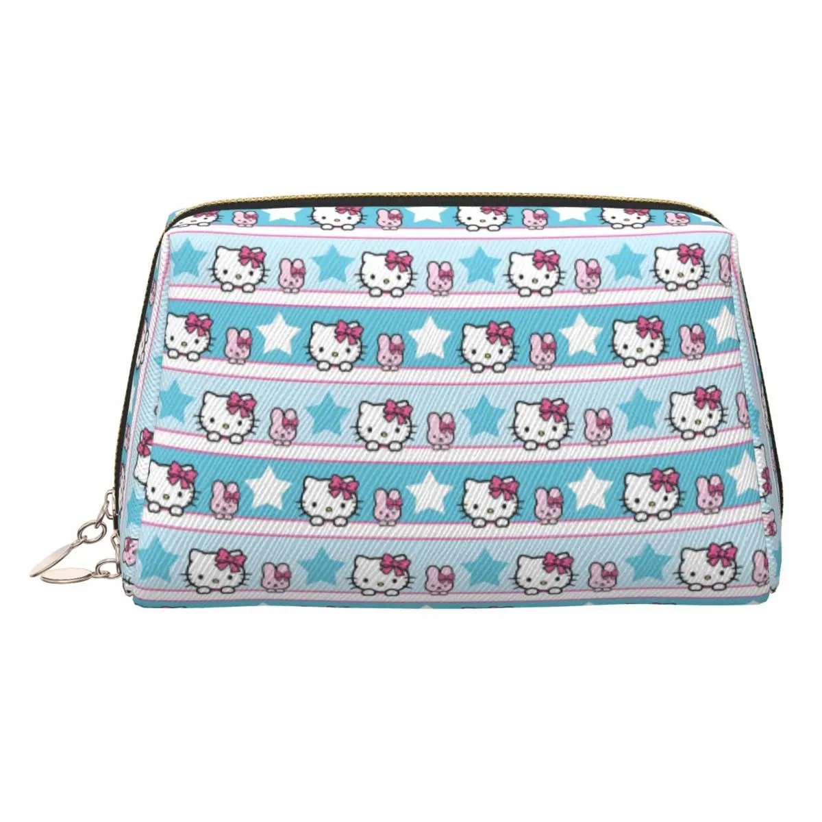 

Custom Cartoons Cute Hello Kitty Manga Travel Cosmetic Bag for Women Makeup Toiletry Organizer Ladies Beauty Storage Dopp Kit