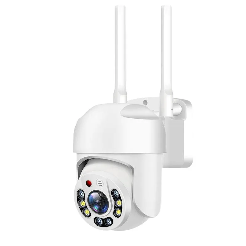

2MP PTZ WiFi Security Camera - 360° Panoramic IP66 Waterproof Outdoor Indoor 1080P FHD APP Remote Control