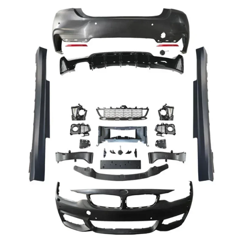 

Car Bumper F32 F36 Body Kit MT Style Front Bumper Lip Fender Rear Side Skirts for 4 Series Accessories