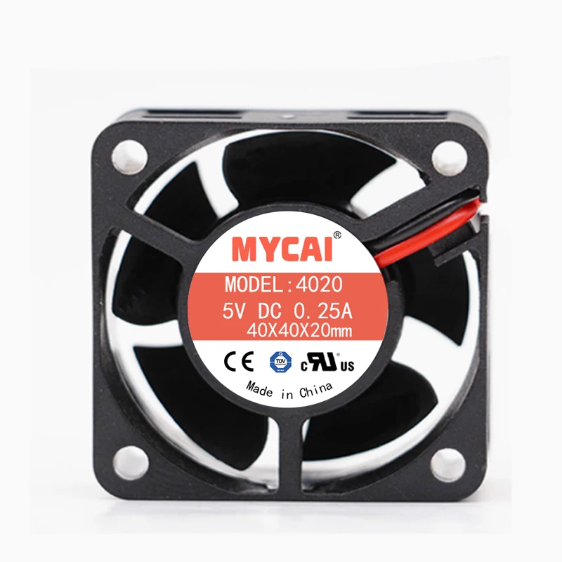 Ventola di raffreddamento del telaio dell'inverter da 4CM 4020 5V 12V 24V doppio cuscinetto a sfere