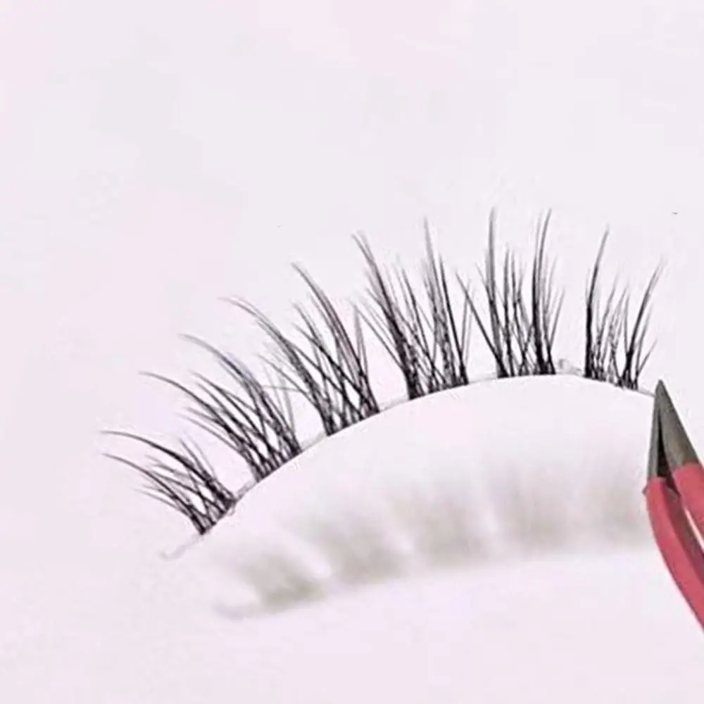 まつげエクステ フェイククラスターまつげ 濃密 DIY ふわふわつけまつげ 長持ちメイク 厚くカールしたまつげ