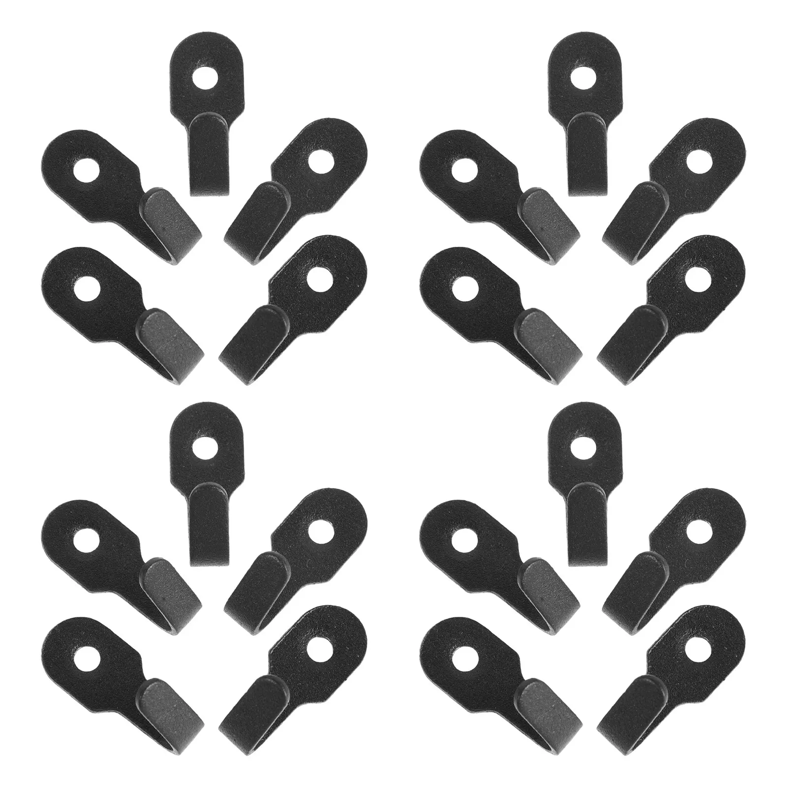20Pcs Stainless Steel Mini Hooks Space Saving Wall Mount Hooks for Bathroom Towels Kitchen Utensils Entryway Keys Modern Decor - view 6