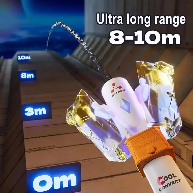 مسدسات المياه التلقائية الكهربائية بخ سعة كبيرة البنادق المحمولة حمام سباحة حفلة الشاطئ في الهواء الطلق القتال الخيال لعب للأولاد