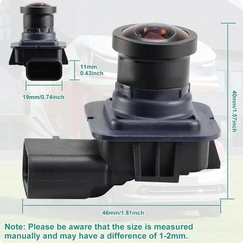 ES7Z-19G490-A Rear View Backup Reverse Park Assist Camera, Compatible with 2013-2016 Ford Fusion ES7T-19G490-AA