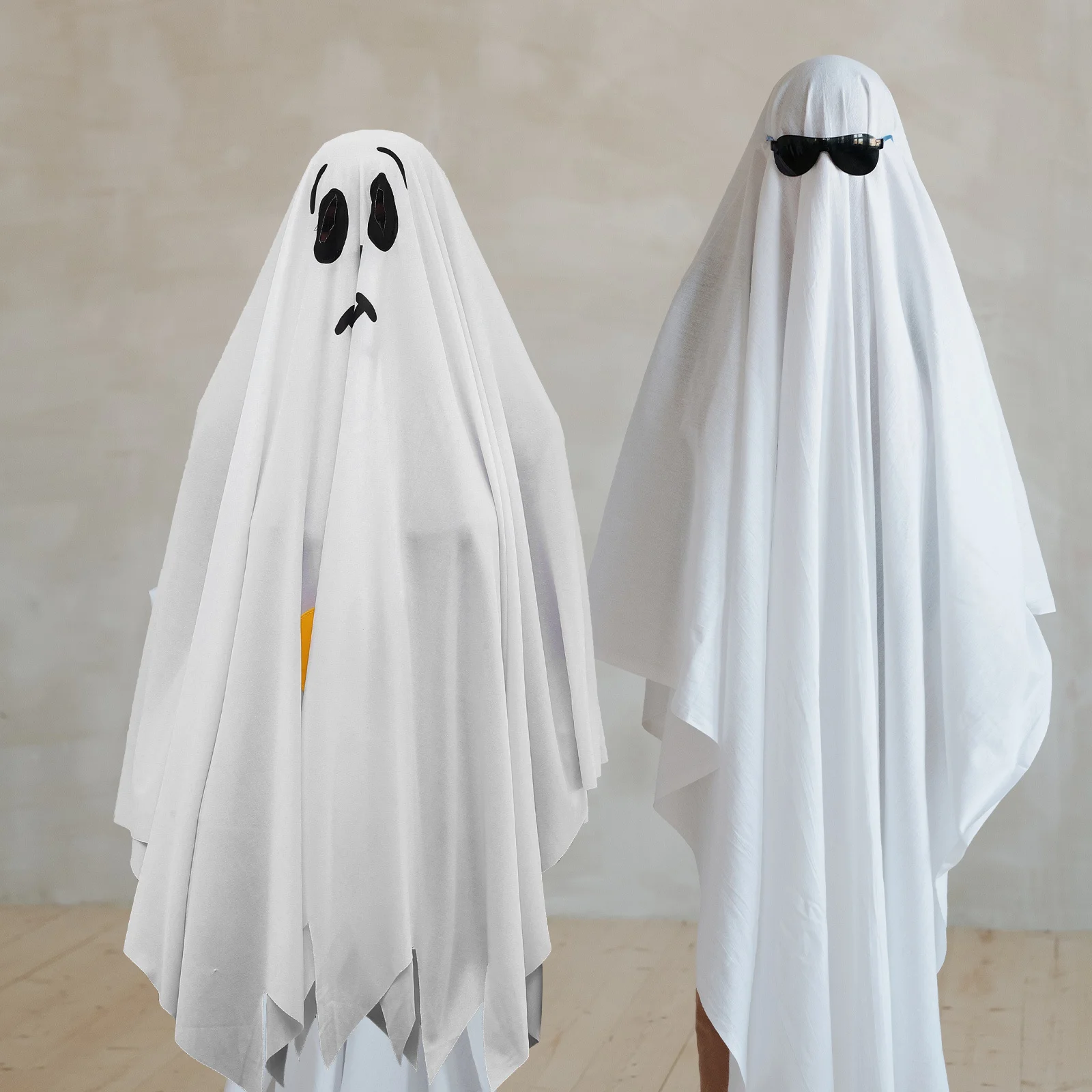 

For Kids White Fancy Dress Party Costume Halloween Party Cloak Kids Cosplay Ghost Costume Halloween Supplies Trick Or Treat